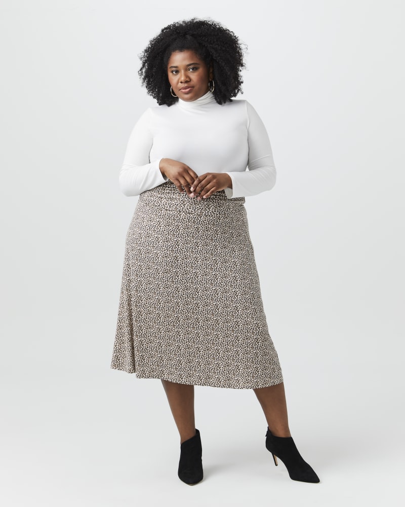 Front of plus size Jaan Midi Skirt by Meri Skye | Dia&Co | dia_product_style_image_id:150114